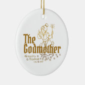 Décoration En Céramique Gold Fairy Personnalisable The Godmère (Droite)