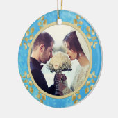 Décoration En Céramique Gold Floral (Gauche)