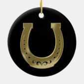 Décoration En Céramique Golden horseshoe (Dos)