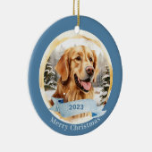 Décoration En Céramique Golden Retriever aquarelle chien art (Droite)