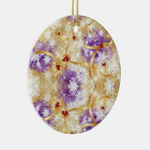 Décoration En Céramique Golden Snowfall Ribbon — Elegant Christmas Design (Droite)