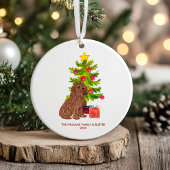 Décoration En Céramique Goldendoodle Chien Noël personnalisé