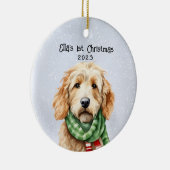 Décoration En Céramique Goldendoodle personnalisé (Droite)