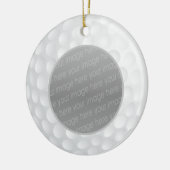 Décoration En Céramique golf ball photo ornament (Gauche)