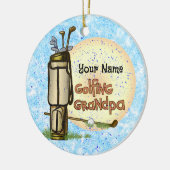 Décoration En Céramique Golf de Grand-père (Gauche)