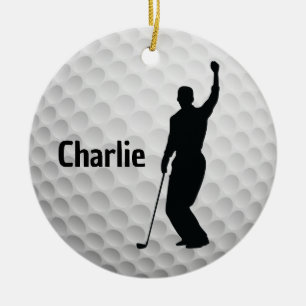 Décoration En Céramique Golf Design