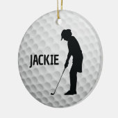 Décoration En Céramique Golf Design (Gauche)