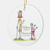 Décoration En Céramique Golf pour toujours (Gauche)