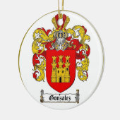 Décoration En Céramique Gonzalez [espagnol] Famille Crest * (Gauche)