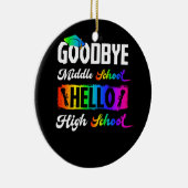 Décoration En Céramique Goodbye Middle School Hello High School Graduation (Droite)