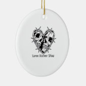 Décoration En Céramique Gothique Romantique Pour Couples (Droite)