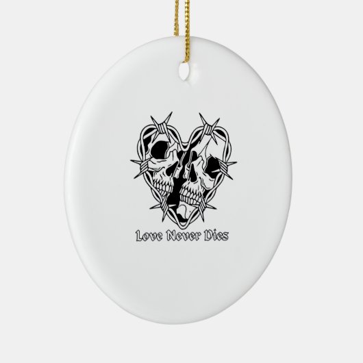 Décoration En Céramique Gothique Romantique Pour Couples (Droite)