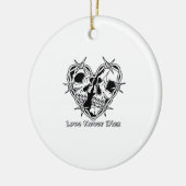 Décoration En Céramique Gothique Romantique Pour Couples (Gauche)