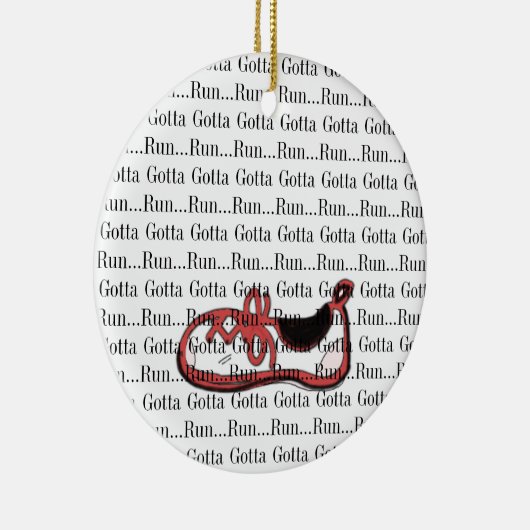 Décoration En Céramique Gotta Run Red Runner (Droite)