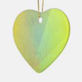 Décoration En Céramique Gradation géométrique jaune moderne (Gauche)