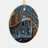 Décoration En Céramique Graffiti urbain dans le métro (Droite)