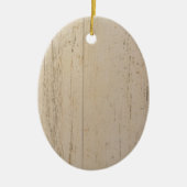 Décoration En Céramique Grains de bois texturés blancs blanchis (Devant)