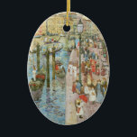 Décoration En Céramique Grand Canal, Venise par Maurice Prendergast<br><div class="desc">Le Grand Canal de Venise (1898/1899) de Maurice Prendergast est un post impressionnisme vintage de peinture marine aquarelle d'art. Maisons et maisons à l'architecture italienne traditionnelle le long du canal vénitien. Un paysage marin avec les célèbres canaux et un paysage urbain à Venise, Italie. Une foule de gens se promène...</div>