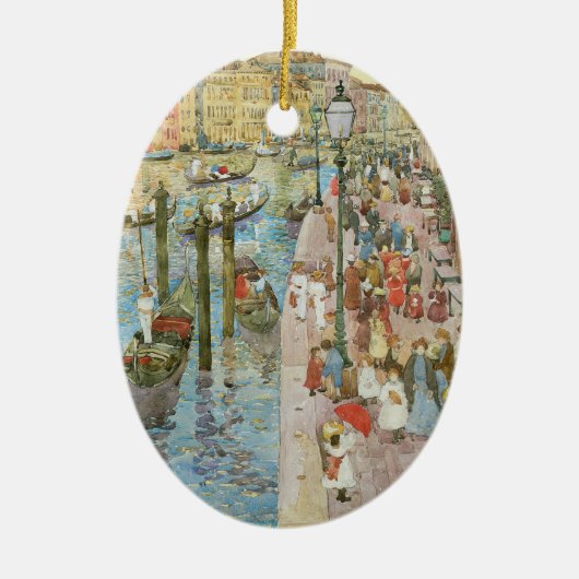 Décoration En Céramique Grand Canal, Venise par Maurice Prendergast (Devant)