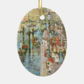 Décoration En Céramique Grand Canal, Venise par Maurice Prendergast (Dos)