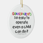 Décoration En Céramique Grand-parents Amour (Droite)