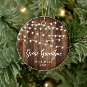 Décoration En Céramique Grand-père Personnalisé Moderne Agritourisme Bois