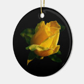 Décoration En Céramique Grand rose jaune (Gauche)