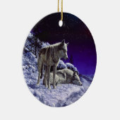 Décoration En Céramique Gray Wolves (Droite)