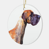 Décoration En Céramique Great dane (Gauche)