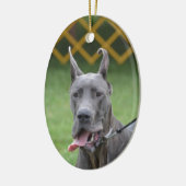 Décoration En Céramique Great dane mignon (Gauche)