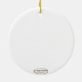 Décoration En Céramique Green Knight Family Crest Nom (Dos)