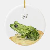 Décoration En Céramique Grenouille (Dos)