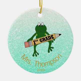 Décoration En Céramique Grenouille pour enseignant de première année