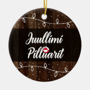 Décoration En Céramique Groenland Joyeux Noël, Juullimi Pilluarit