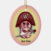 Décoration En Céramique Gros mauvais pirate de singe (Droite)