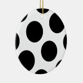 Décoration En Céramique Gros points noirs (Droite)