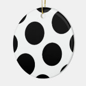 Décoration En Céramique Gros points noirs (Gauche)