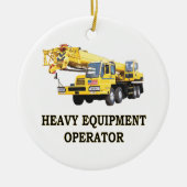 DÉCORATION EN CÉRAMIQUE GRUE MOBILE (Devant)