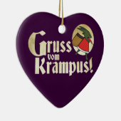 Décoration En Céramique Gruss Vom Krampus (Droite)