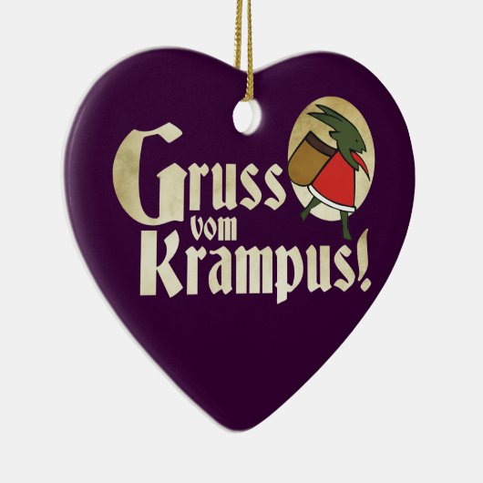 Décoration En Céramique Gruss Vom Krampus (Droite)