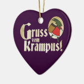 Décoration En Céramique Gruss Vom Krampus (Gauche)