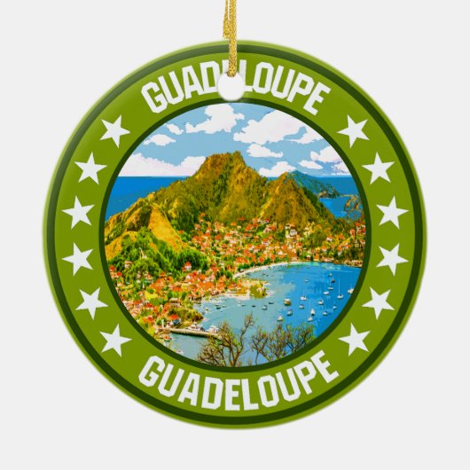 Décoration En Céramique Guadeloupe (Dos)
