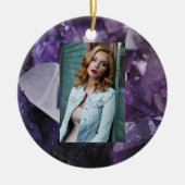 Décoration En Céramique guérison du quartz d'esprit améthyste violet holis (Devant)