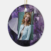 Décoration En Céramique guérison du quartz d'esprit améthyste violet holis (Gauche)