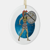 Décoration En Céramique Guerrier grec (Droite)