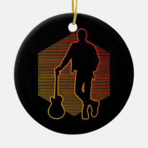 Décoration En Céramique Guitare, guitare électrique