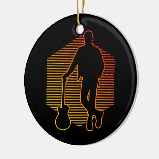 Décoration En Céramique Guitare, guitare électrique (Gauche)