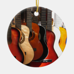 Décoration En Céramique Guitares