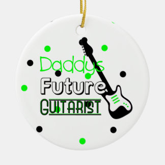 Décoration En Céramique Guitariste d'avenir de Daddys