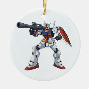 Décoration En Céramique Gundam Mecha Anime Illustrat Classique Rétro RX-78